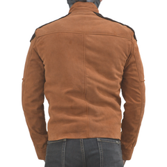 Colonial Warrior Battlestar Galactical Viper Pilot Suede Leather Jacket