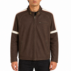 Tom Cruise War of the World Movie Brown Genuine Leather Jacket