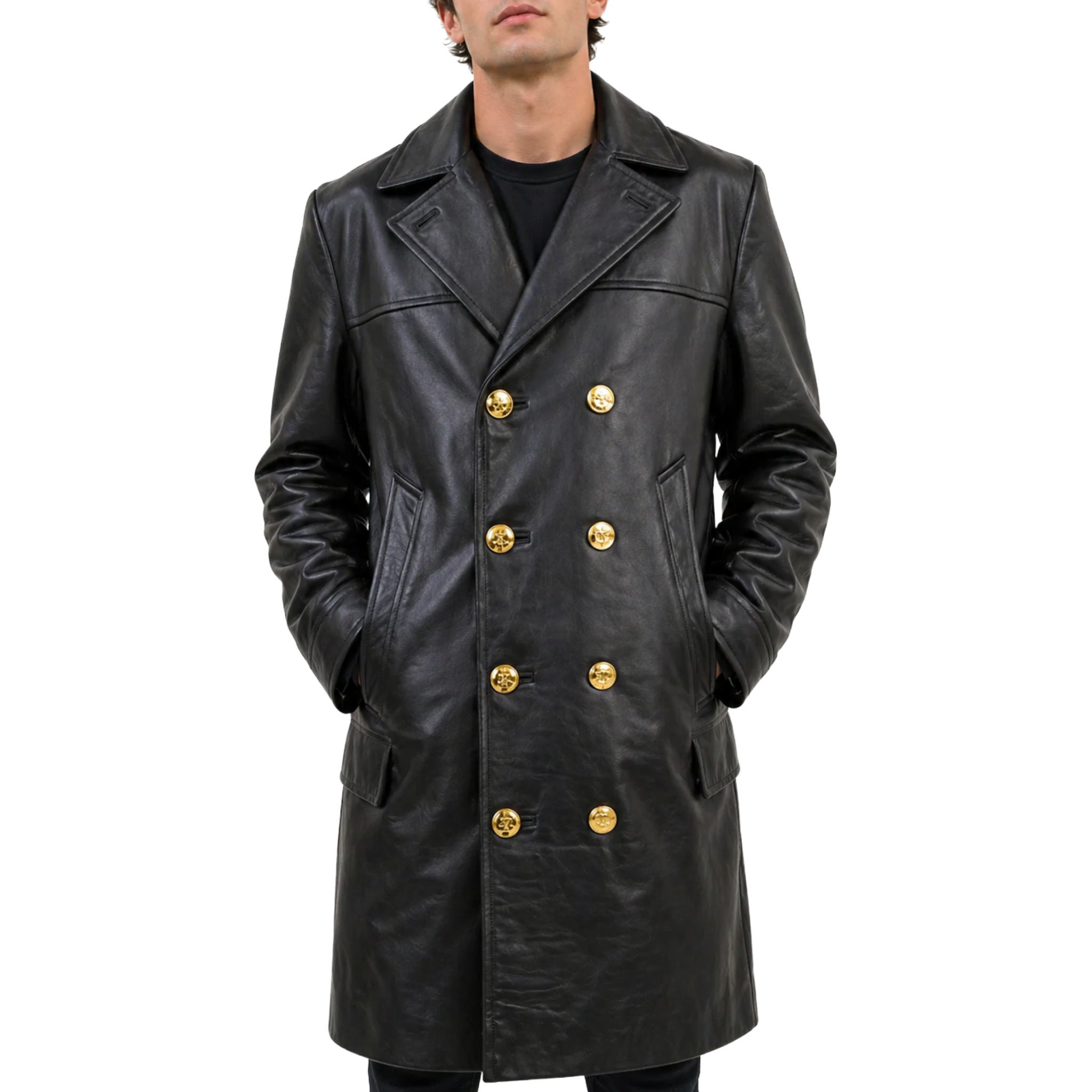 WW2 Uboat Doctor Who 3 Quarter Leather Coat – South Beach Leather