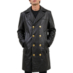 WW2 Uboat Doctor Who 3 Quarter Leather Coat