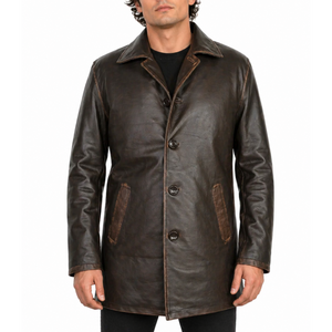 Supernatural Dean Winchester Jensen Ackles Antique Brown Leather