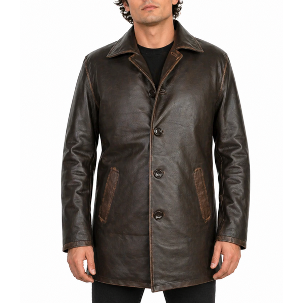 Supernatural Dean Winchester Jensen Ackles Antique Brown Leather