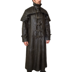 Hugh Jackman Van Helsing Brown Leather Long Trench Coat