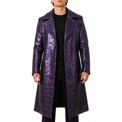 Suicide Squad Joker Genuine Leather Coat