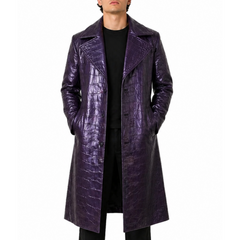 Suicide Squad Joker Genuine Leather Coat