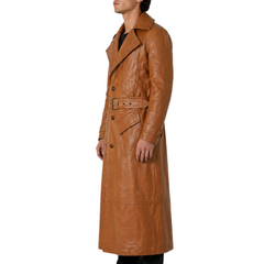 World War 1 R.F.C. Leather Flying Long Coat