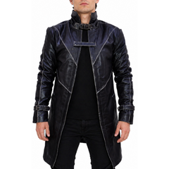 Watch Dogs Aiden Pearce Video Game Long Brown Trench Leather Coat