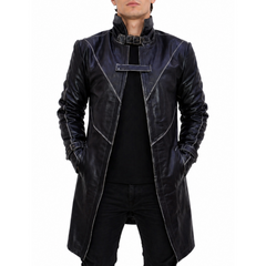 Watch Dogs Aiden Pearce Video Game Long Brown Trench Leather Coat