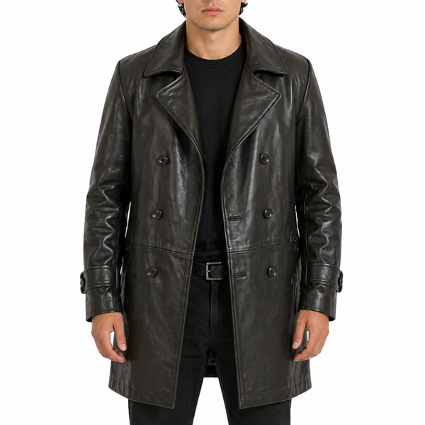 Taken 2 Liam Neeson Bryan Mills Movie Leather Coat – South Beach
