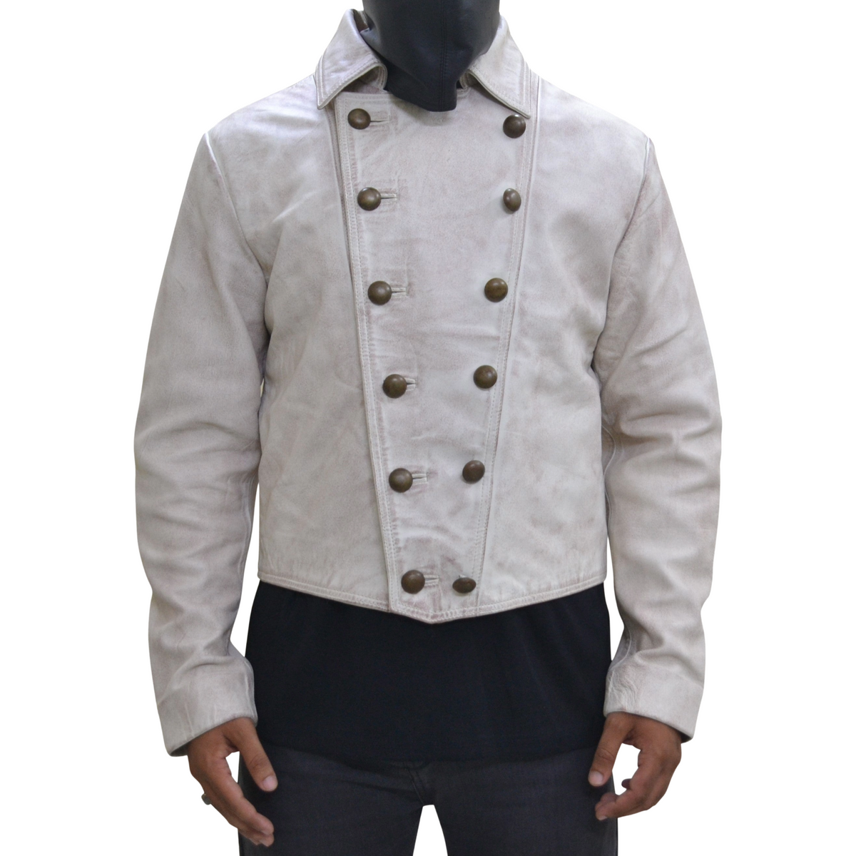 Mens 3:10 Yuma Tail-Back Charlie Prince Cowboy Genuine Leather Jacket