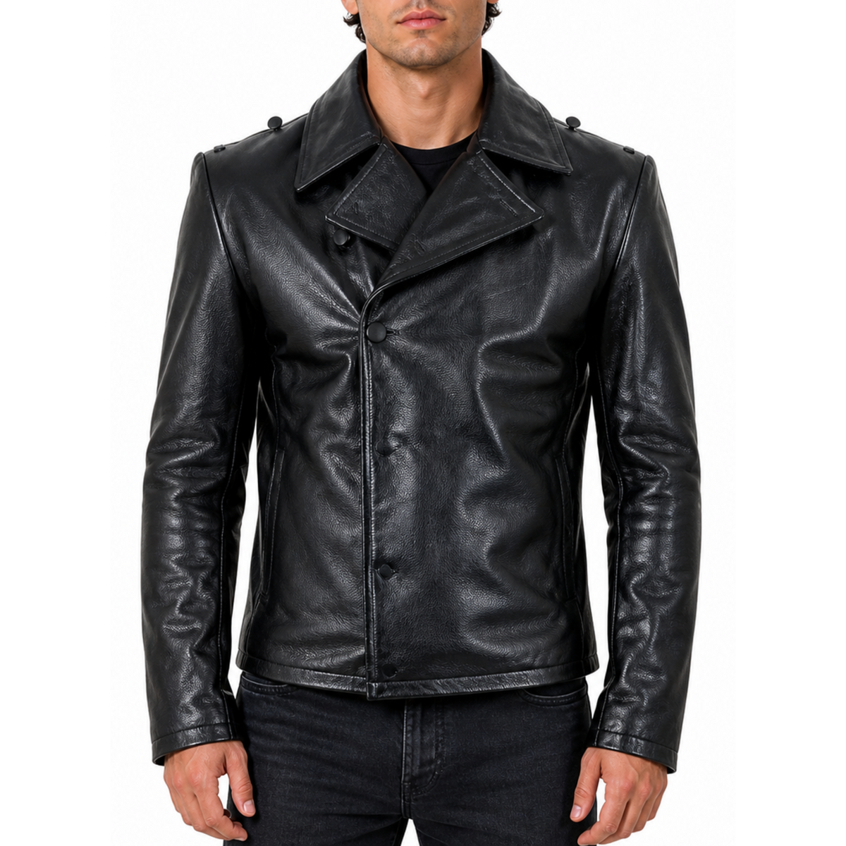 World War 2 German U-Boat Crews Panzer Style Leather Jacket