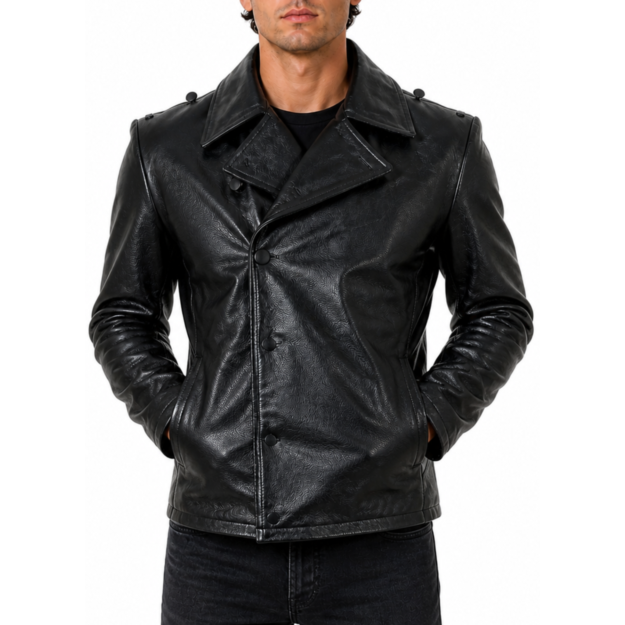 World War 2 German U-Boat Crews Panzer Style Leather Jacket