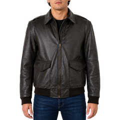 United States Of America Bomber  Leather Jacket