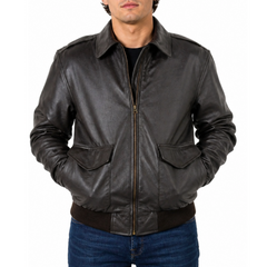 United States Of America Bomber  Leather Jacket