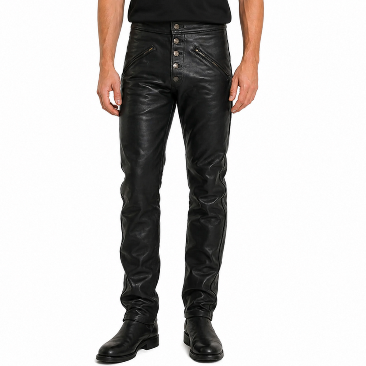 Brandon Lee The Crow Movie Leather Trouser Pant
