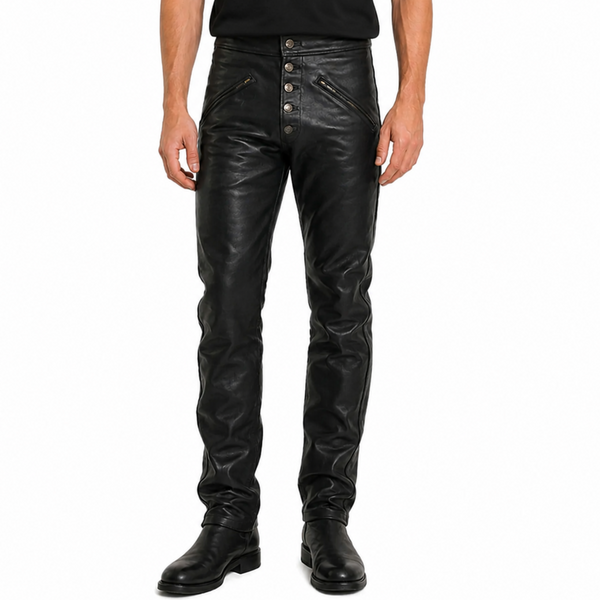 Brandon Lee The Crow Movie Leather Trouser Pant – South Beach Leather