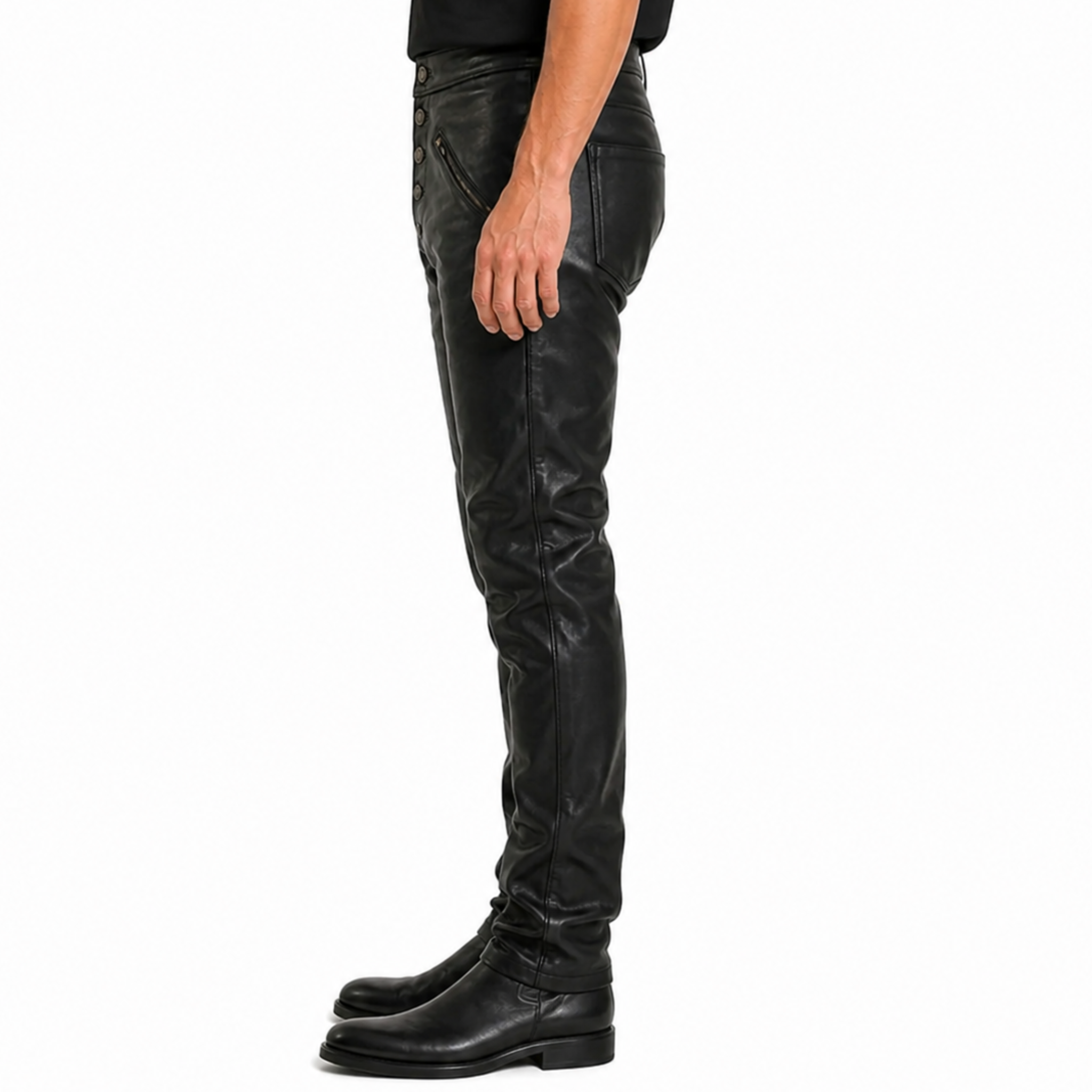 Brandon Lee The Crow Movie Leather Trouser Pant – South Beach Leather