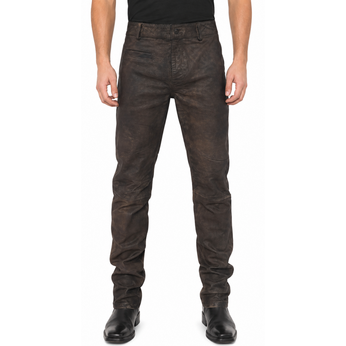 Mad Max Fury Road Motorcycle Biker Rugged Leather Jeans Pants