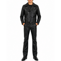 Mad Max Rockatansky Leather Jacket And MFP Leather Pant Complete Suit