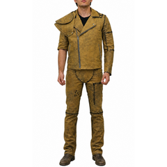 Mad Max 4 Fury Road Tom Hardy Distressed Leather Cosplay Suit