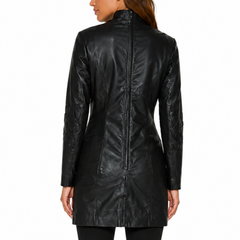 Dominatrix Fit Form Leather Corset Dress