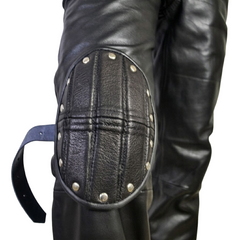 Mad Max 2 Road Warrior Costume Leather Knee Pads 1 PIECE