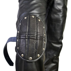 Mad Max 2 Road Warrior Costume Leather Knee Pads 1 PIECE