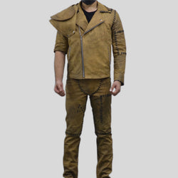 Mad Max 4 Fury Road Tom Hardy Distressed Leather Cosplay Suit