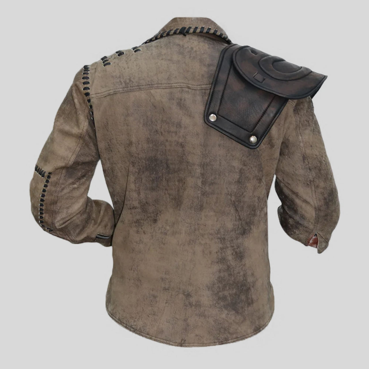 Mad Max 4 Fury Road Tom Hardy Distressed Leather Cosplay Suit