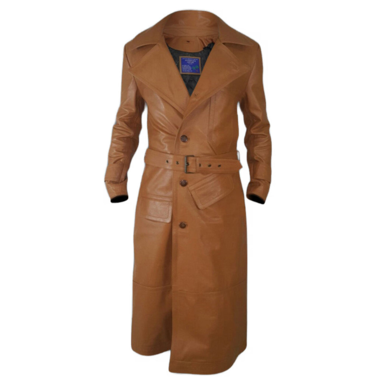 World War 1 R.F.C. Leather Flying Long Coat