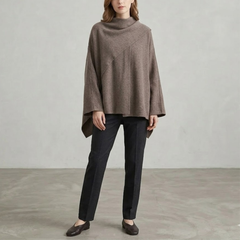 Women's Shawl Wraps Scarf Knit Long Sleeve Button Winter Oversized Peacoat