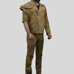 Mad Max 4 Fury Road Tom Hardy Distressed Leather jacket and Pant Complete Suit Costume