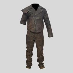 Mad Max 4 Fury Road Tom Hardy Distressed Leather Cosplay Suit