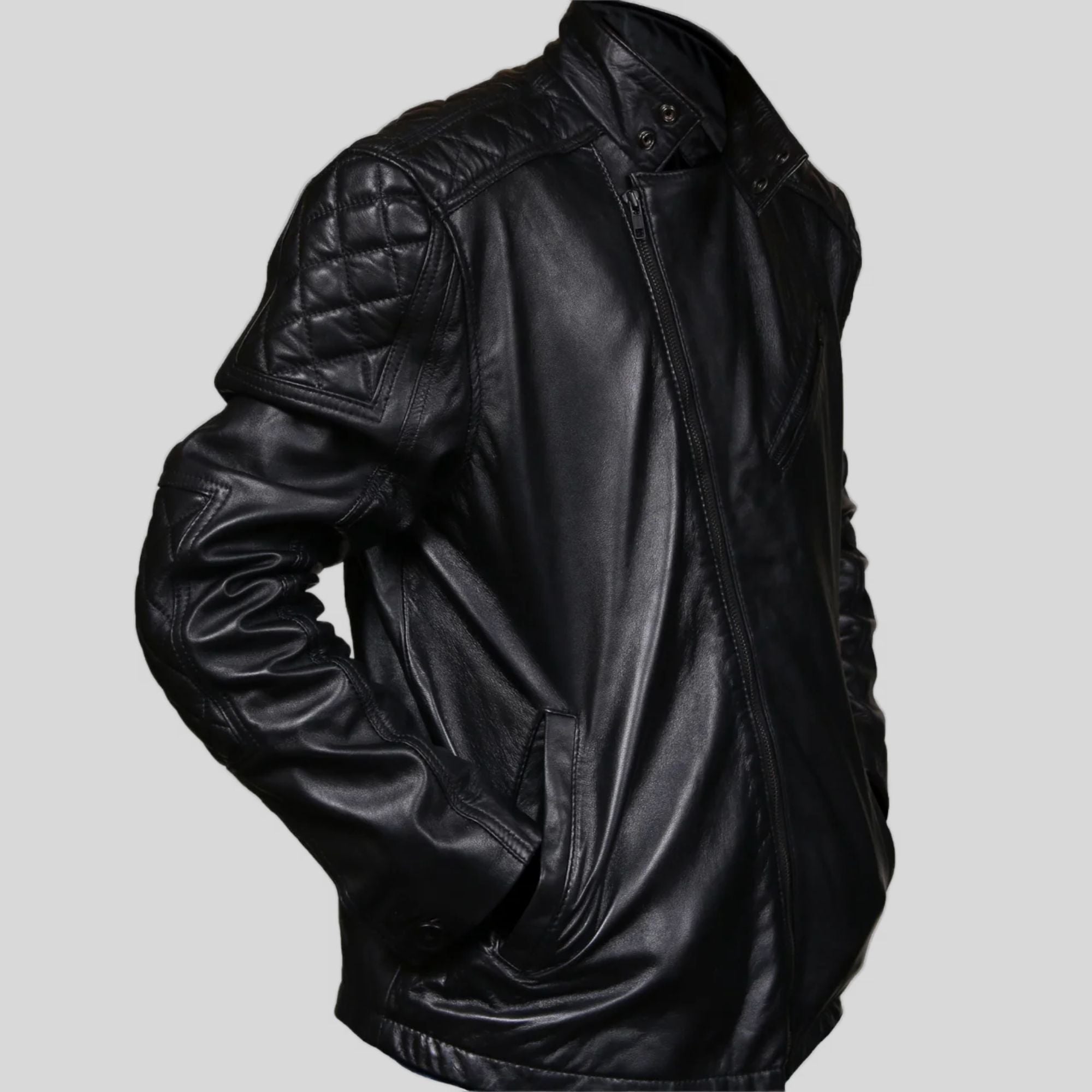 metal gear solid lederjacke Metal Gear Solid 5 The Phantom Pain Snake Biker Leather Jacket 2XL