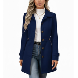 Women's Classic Wool Single Breasted Coats