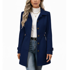Women's Classic Wool Single Breasted Coats