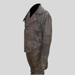 Mad Max 4 Fury Road Tom Hardy Distressed Leather Cosplay Suit