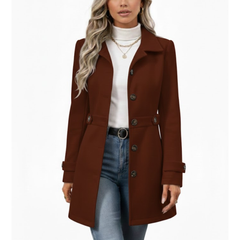 Women's Classic Wool Single Breasted Coats