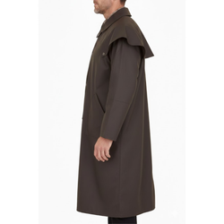 Men's Low Rider Duster Lightweight Cotton Brown Coat