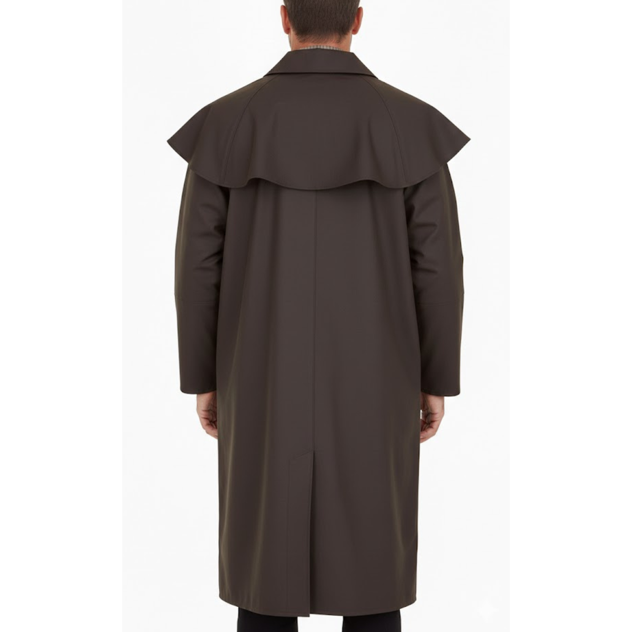 Men's Low Rider Duster Lightweight Cotton Brown Coat