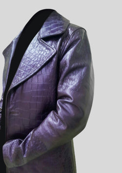 Suicide Squad Joker Genuine Leather Coat