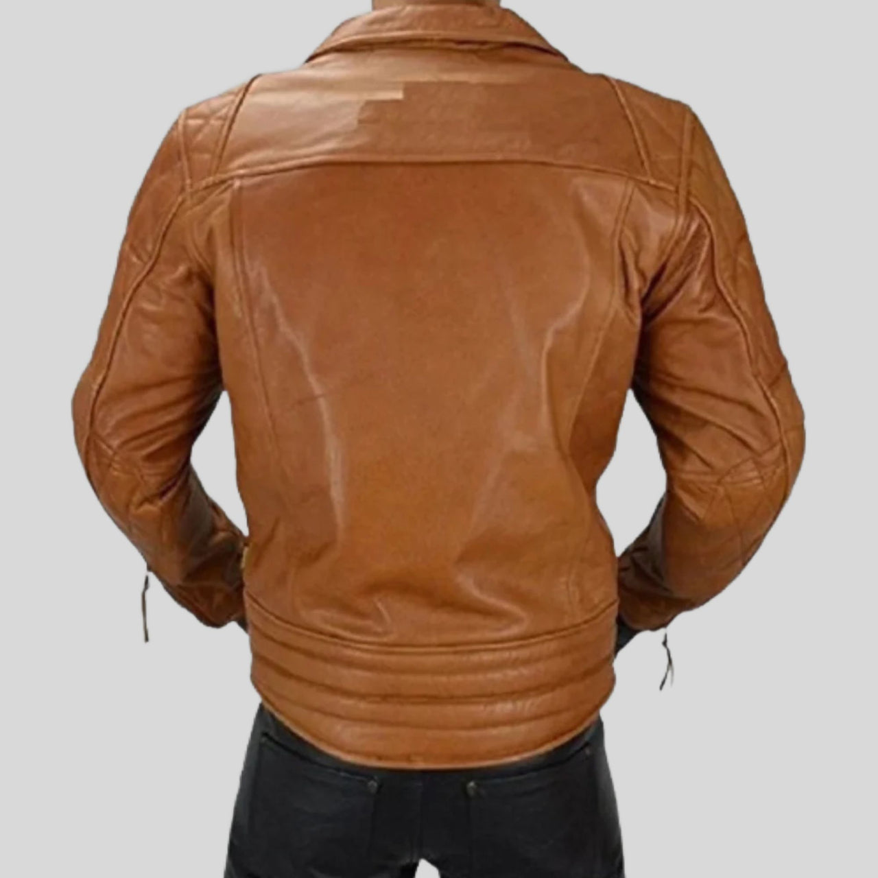 Biker Motorcycle Quilted Designer Genuine Leather Jacket