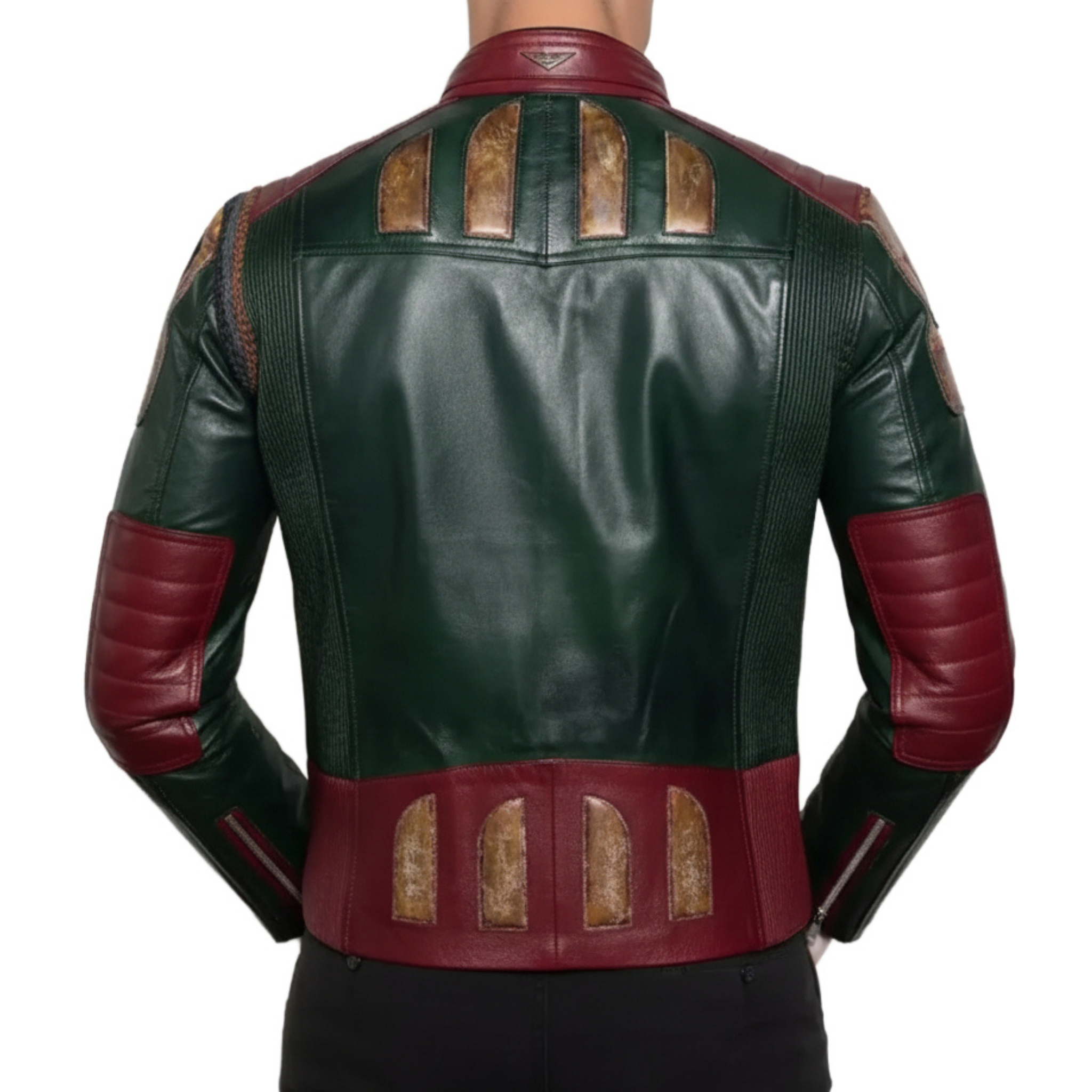 boba fett motorcycle gear Mens Star Wars Warriors Of Mandalore Boba Fett Jacket 3XL