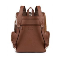 Real Cowhide Backpack Bag  - Travel Bag - Hiking Backpack for Men & Women