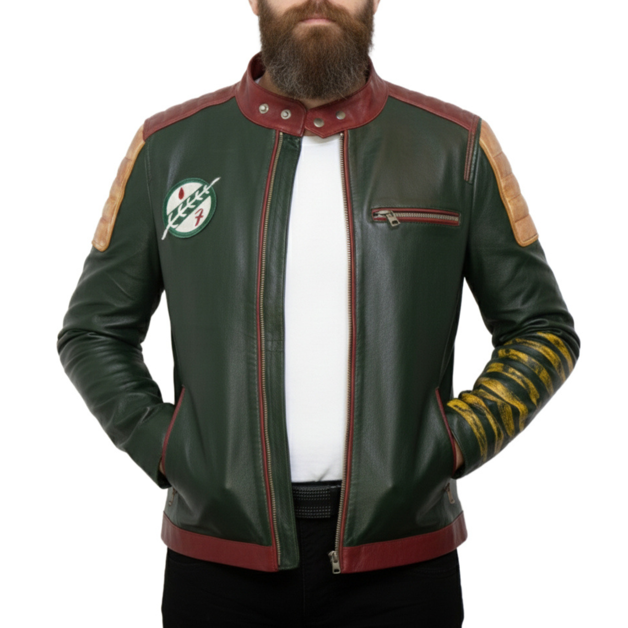 Mens Star Wars Warriors Of Mandalore Boba Fett Jacket