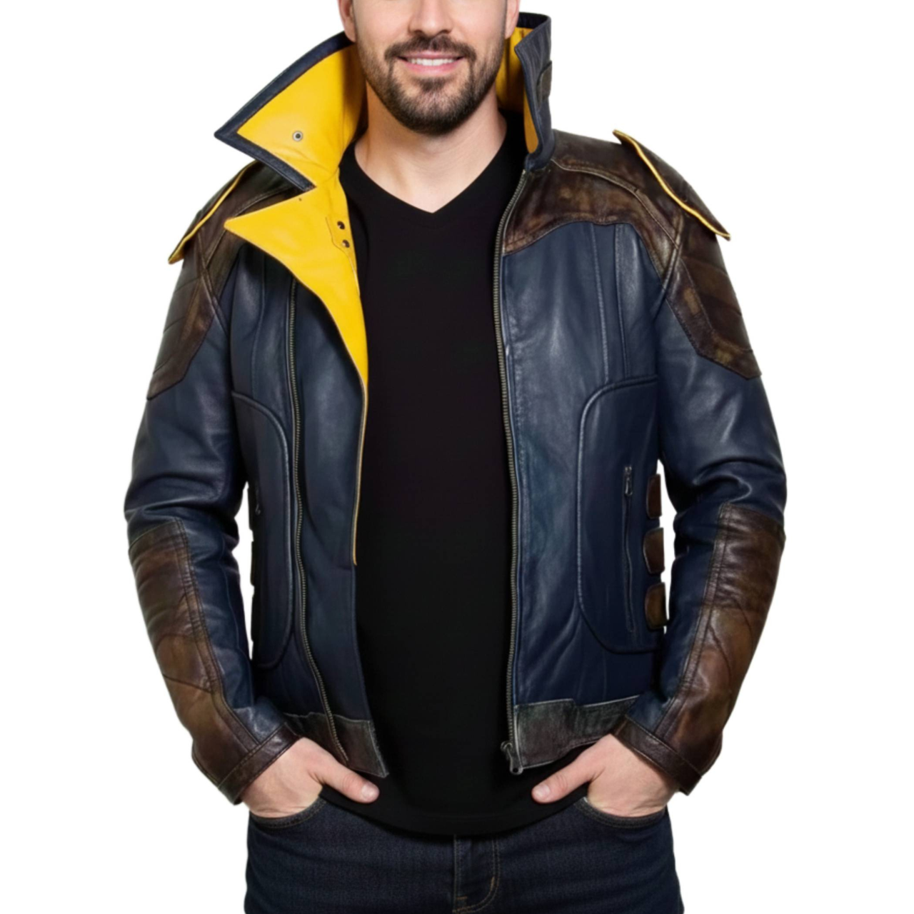 Mens Borderlands Zane Vault Hunter Leather Jacket