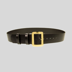 Leather Santa Claus Belt With Brass Clip