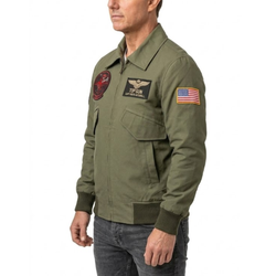 Tom Cruise Top Gun G1 Green Bomber Cotton Jacket
