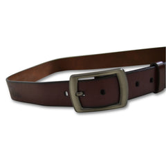 Men's Antique Brown Genuine Leather Adjustable Belt | Handmade Premium Belt
