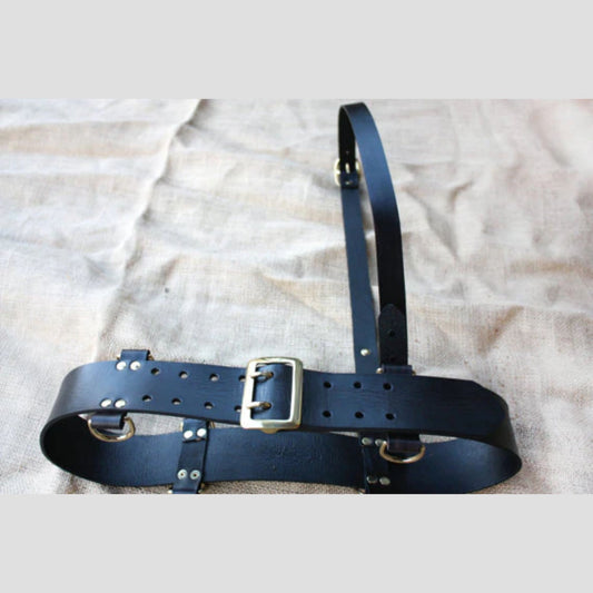 Leather Belt Harness For Mad Max 2 Road Warrior Costume